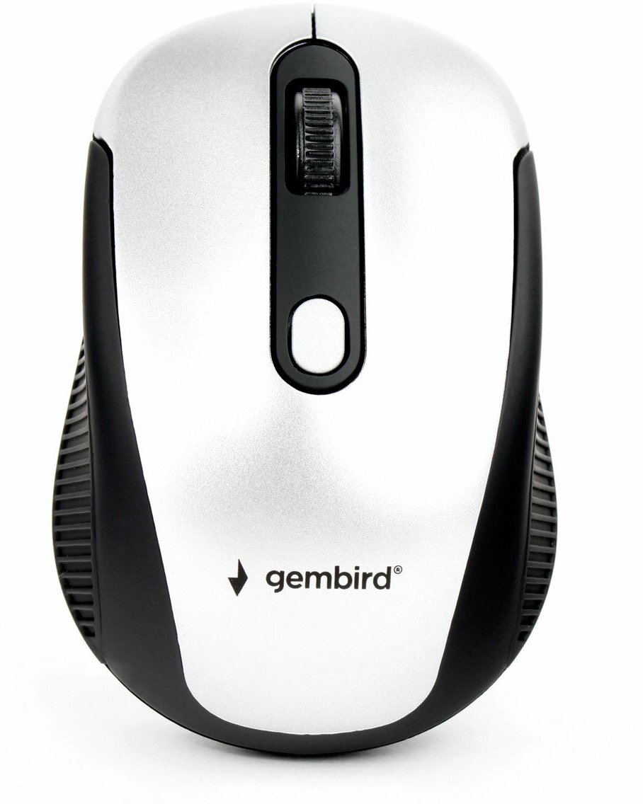 Беспроводная мышь Gembird MUSW-420, серебристый