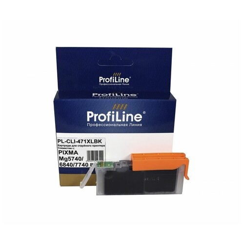 ProfiLine Струйный картридж PL-CLI-471 XLBK картридж profiline pl cli 451 xlbk 1645 стр черный