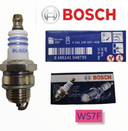 Свеча BOSCH WS7F (L7T аналог) для 2-х тактного двигателя бензопилы, мотокосы, воздуходувки и др. устройств