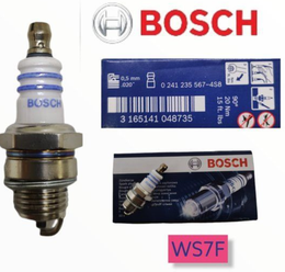 Свеча BOSCH WS7F (L7T аналог) для 2-х тактного двигателя бензопилы, мотокосы, воздуходувки и др. устройств