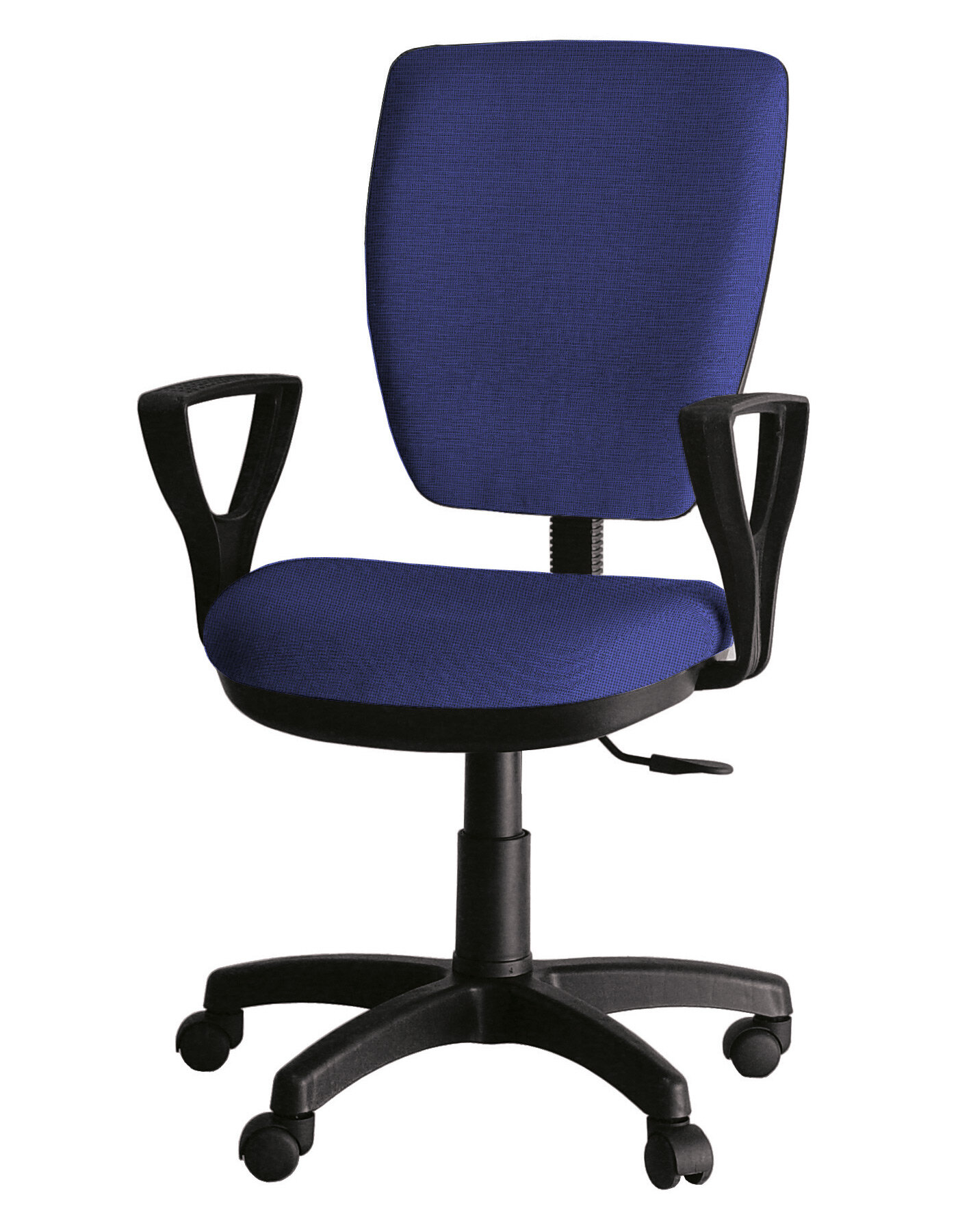 Кресло Ультра ткань, цвет сине-чёрный, подлокотники Гольф