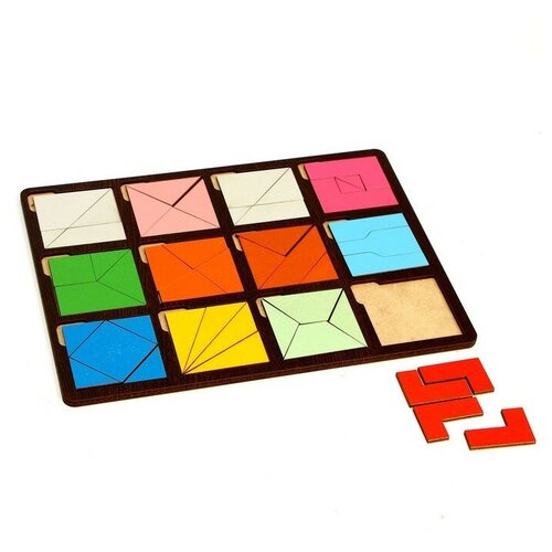 деревянные игрушки оксва сложи квадрат 2 категория сложности элит Сложи квадрат 2 уровень