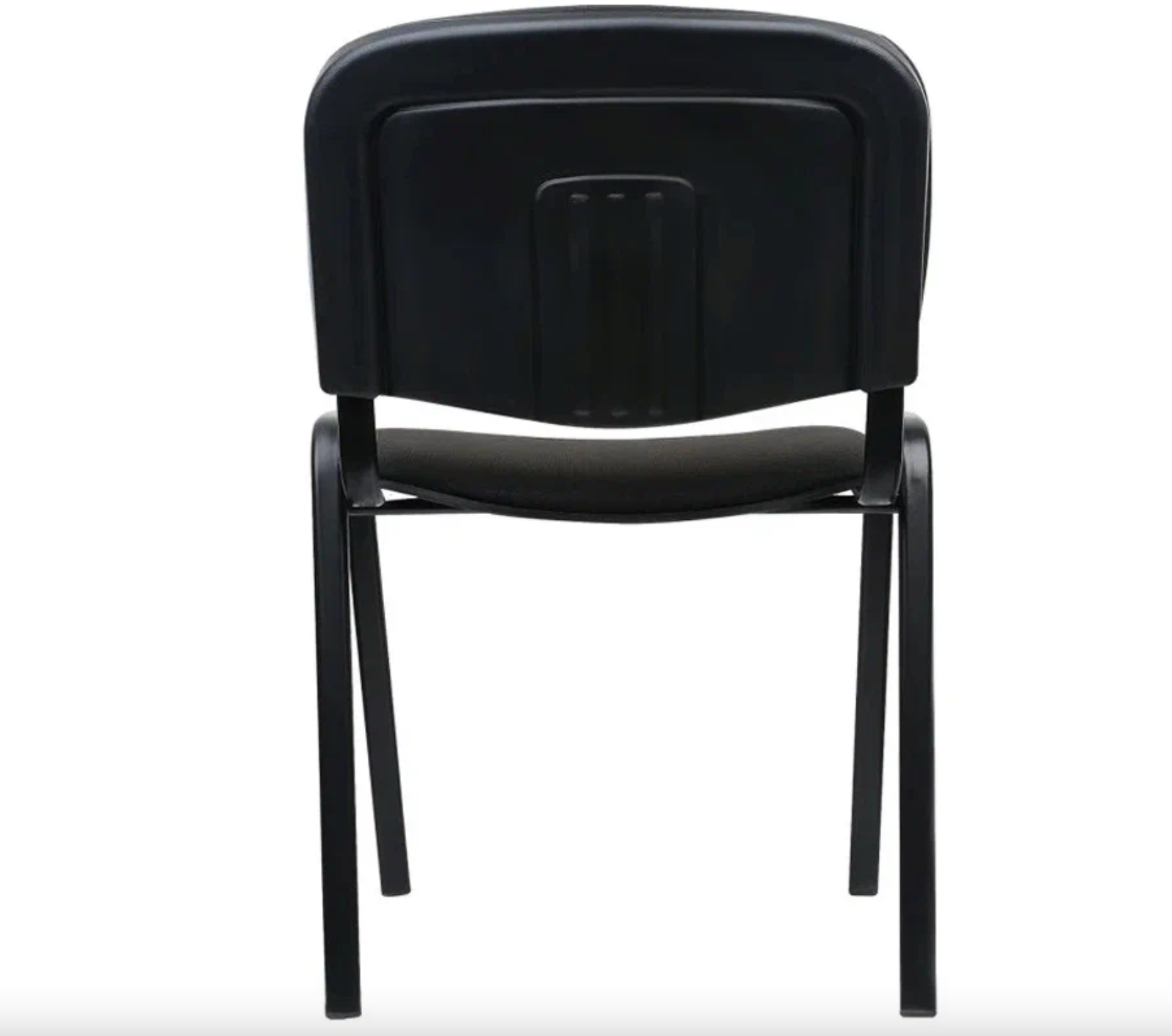 Кресло офисное Helmi HL-F01 "Изо", каркас черный, обивка ткань черная