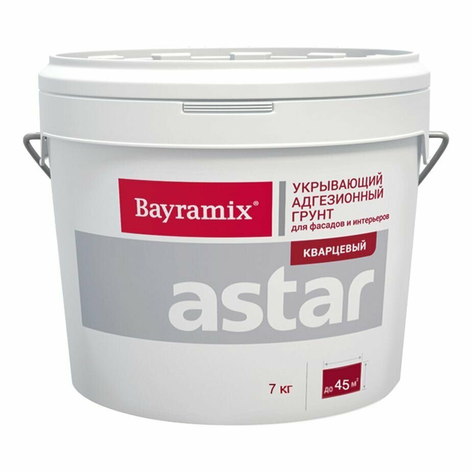 Bayramix Astar Кварцевый В1 грунт укрывающий 7 кг