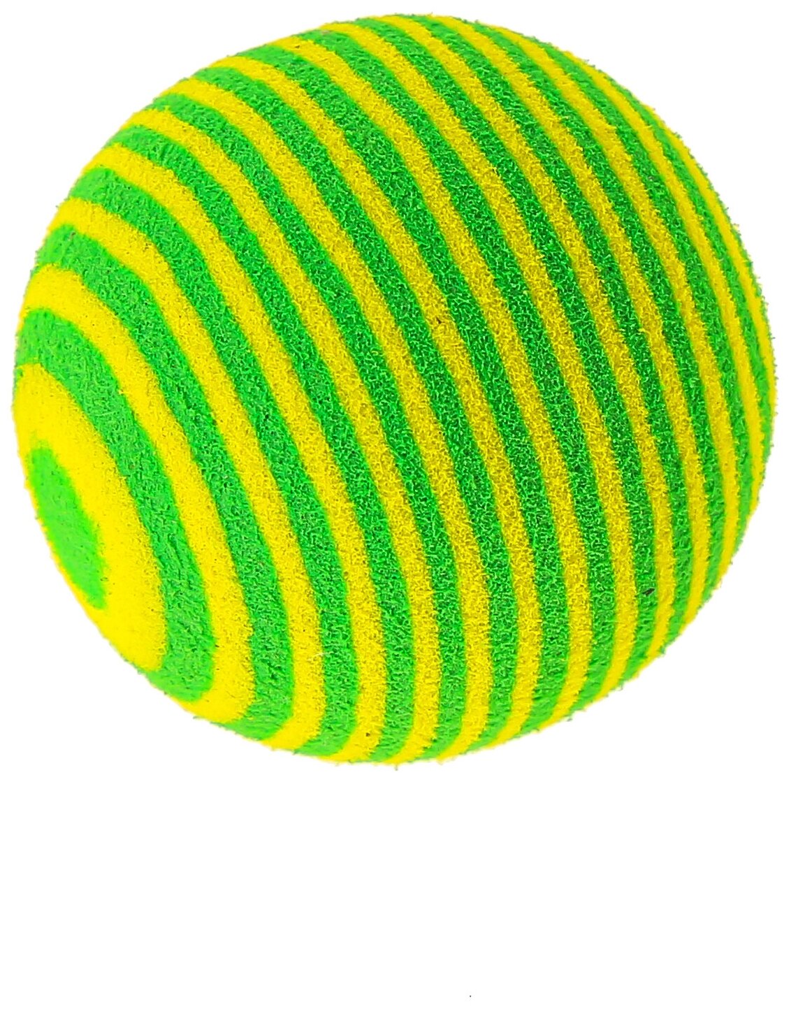 Каскад игрушка "Мячик пробковый" радуга для кошек 3,5 см. - фотография № 2