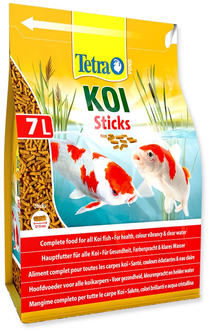 TETRA POND KOI STICKS корм гранулы для прудовых рыб (7 л)