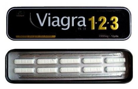 Виагра 123 (Viagra 123) - препарат для потенции 10 шт.