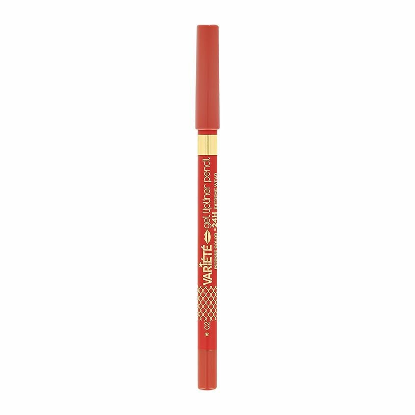 Карандаш для губ EVELINE VARIETE GEL LIPLINER PENCIL водостойкий матовый тон 02 pinkish