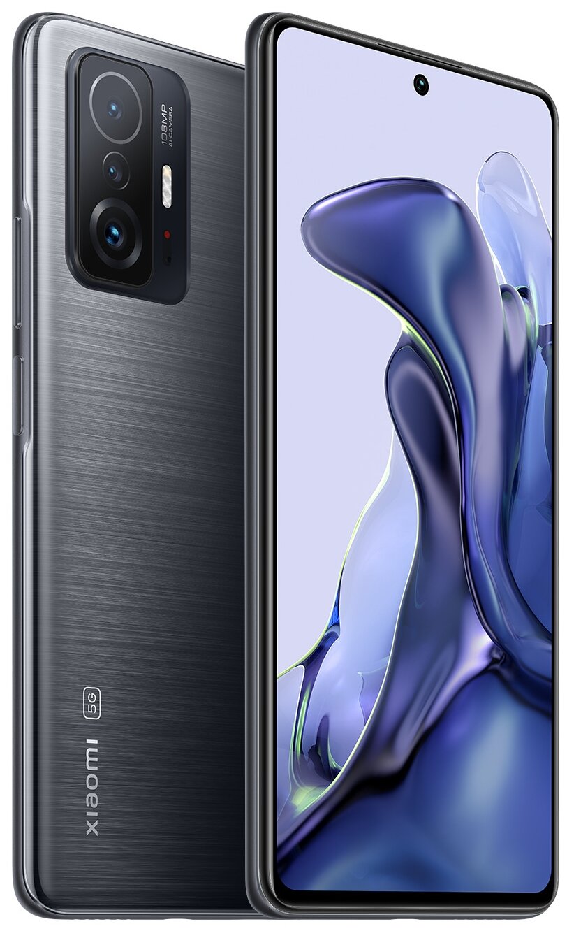 Смартфон Xiaomi 11T RU, 6.67", Amoled, 8Гб, 128Гб, 108Мп, 16Мп, 5000мАч, NFC, серый - фотография № 9