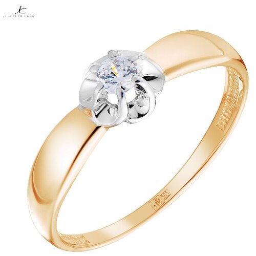 Кольцо золотое с фианитами арт. 1117443/1