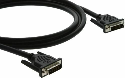 Кабель DVI-D(25M)-DVI-D(25M) Dual Link, 1.8м, черный Kramer CLS-DM/DM-6 (94-10101006)