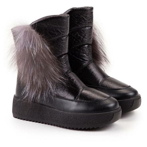 Сапоги дутики PALIAMENT, размер 34, черный