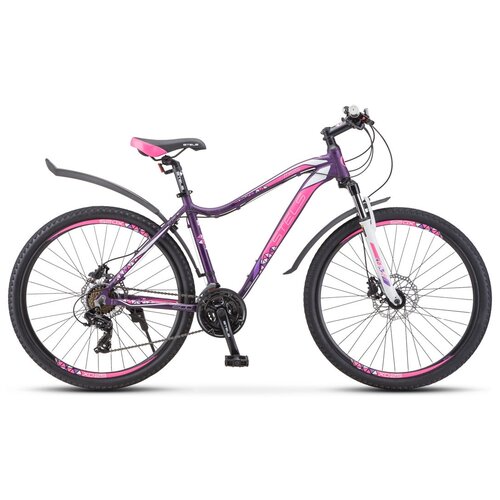 фото Горный (mtb) велосипед stels miss 7500 d 27.5 v010 (2022) рама 16” тёмно-пурпурный