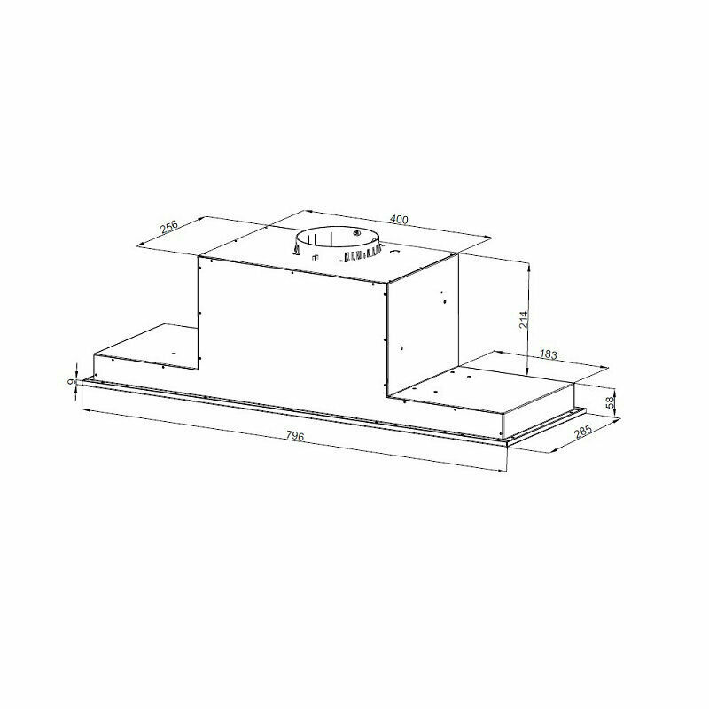 Кухонная вытяжка встраиваемая Korting KHI 9777 GN - фотография № 4