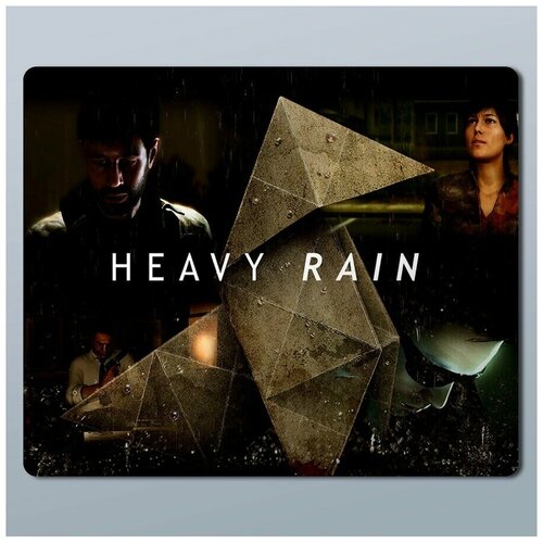 Коврик для мыши с принтом игры Heavy Rain - 1417