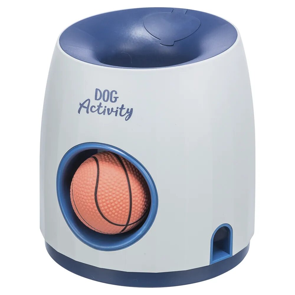 Игрушка для собак Trixie Ball & Treat, размер 17x18x17см., синий - фотография № 8