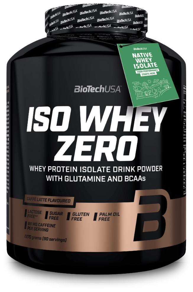 Протеин сывороточный изолят BioTech USA Iso Whey Zero (2270 г) Кофе-Латте