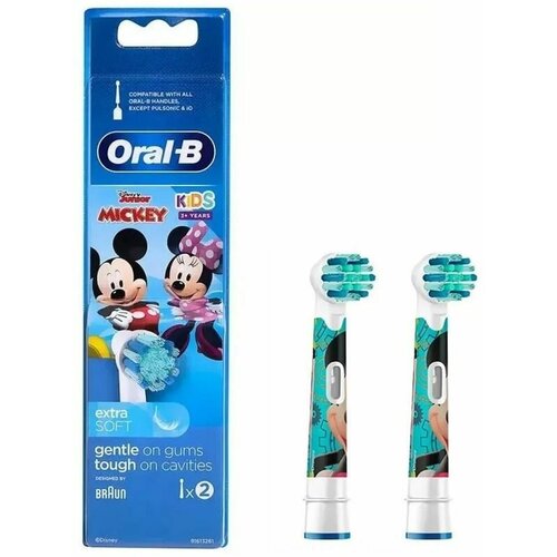 Сменные насадки для зуб. щетки ORAL-B EB10S 2 шт.