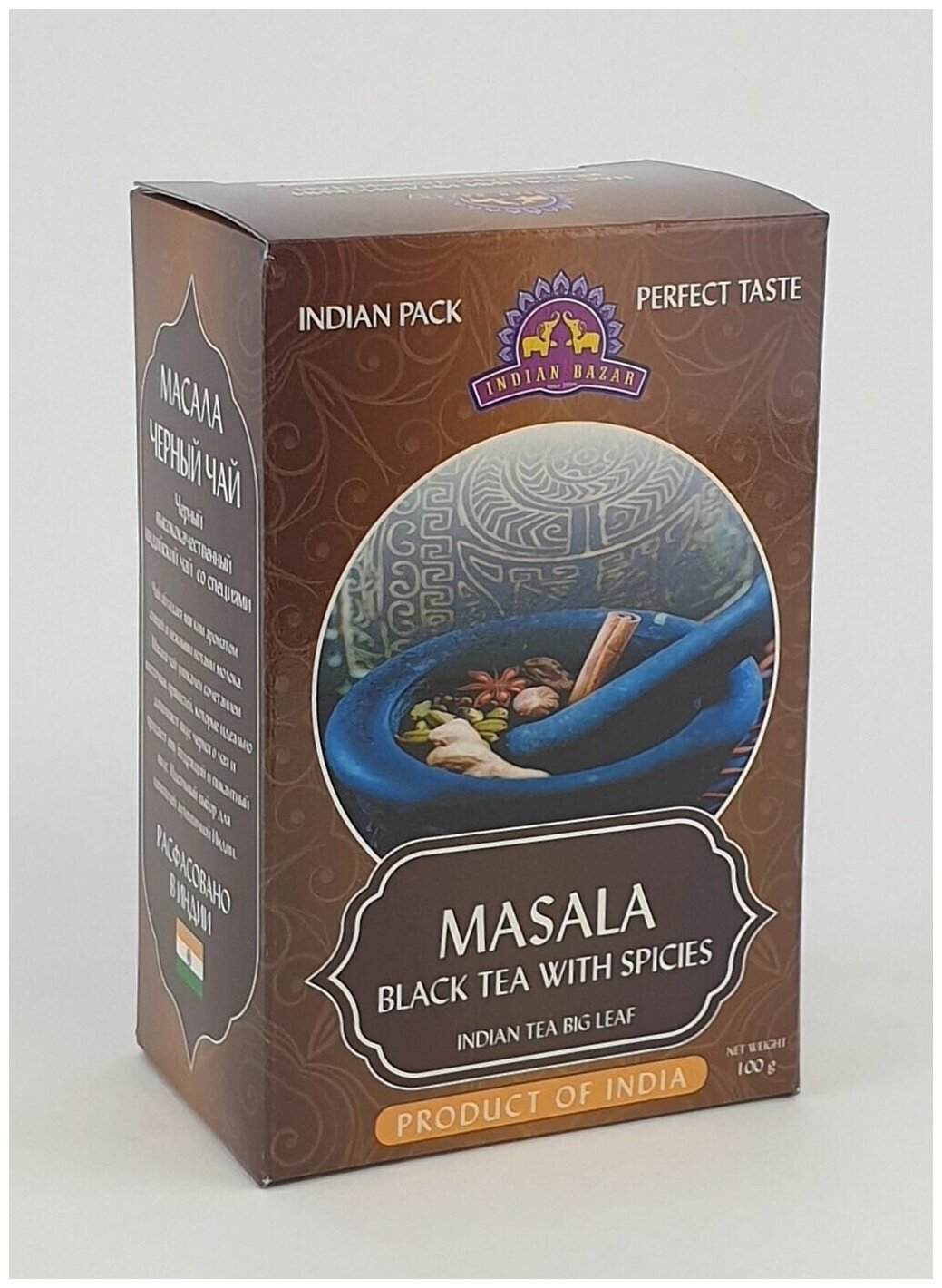 Чай Масала черный со специями INDIAN BAZAR 100 гр