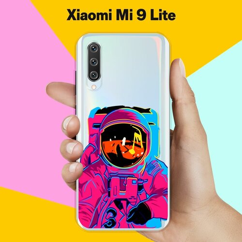защитная пленка для xiaomi mi 9 lite на сяоми ми 9 лайт глянцевая Силиконовый чехол на Xiaomi Mi 9 Lite Астронавт / для Сяоми Ми 9 Лайт