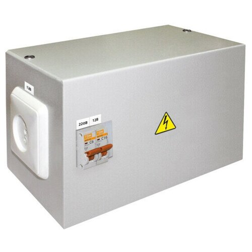 Ящик с понижающим трансформатором ЯТП-0,25 220/12-2 авт. IP54 TDM SQ1601-0013