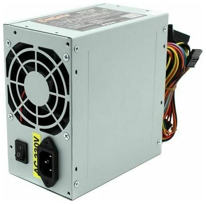 Блок питания 400W ExeGate AB400 ATX PC 8cm fan 24p+4p 3*SATA 2*IDE FDD + кабель 220V в комплекте