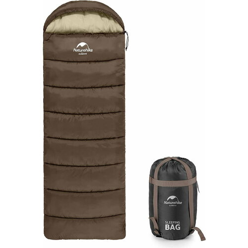 фото Спальник naturehike u series envelope brown u250s правый