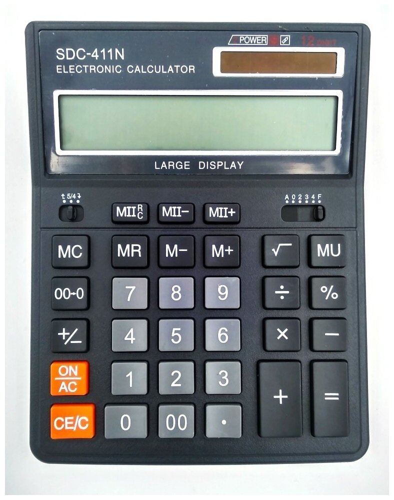 Калькулятор 12 разрядов настольный большой SDC-421S/SDC-411N калькулятор для вычислений калькулятор для ЕГЭ калькулятор для школы калькулятор для работы
