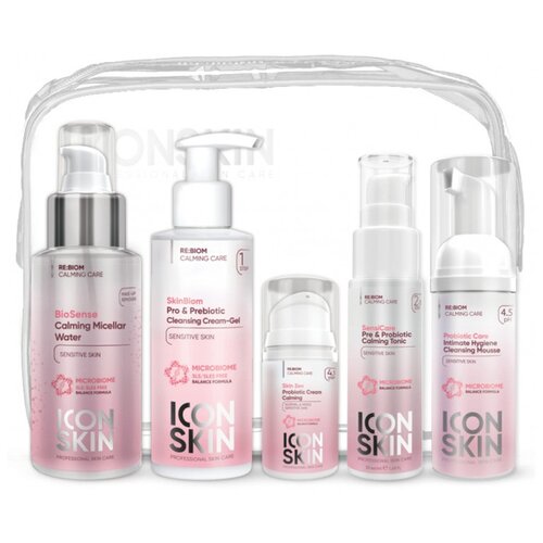Купить Набор средств для ухода за комбинированной и нормальной чувствительной кожей Re:Biom № 2, (5 средств), Icon Skin