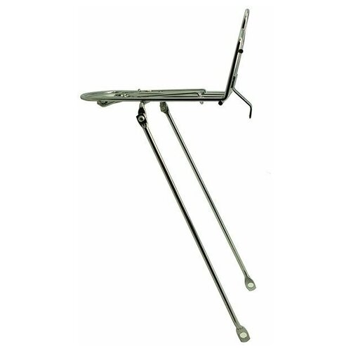 фото Багажник для велосипеда je-205, 26", передний, сталь, с пружиной, хромированный tbs