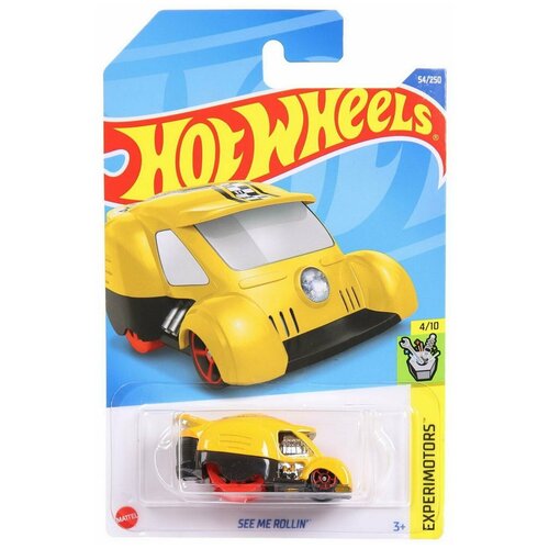 Машинка Mattel Hot wheels, коллекционная, SEE ME ROLLIN, 1 шт hot wheels базовая машинка mighty k c4982 hct32