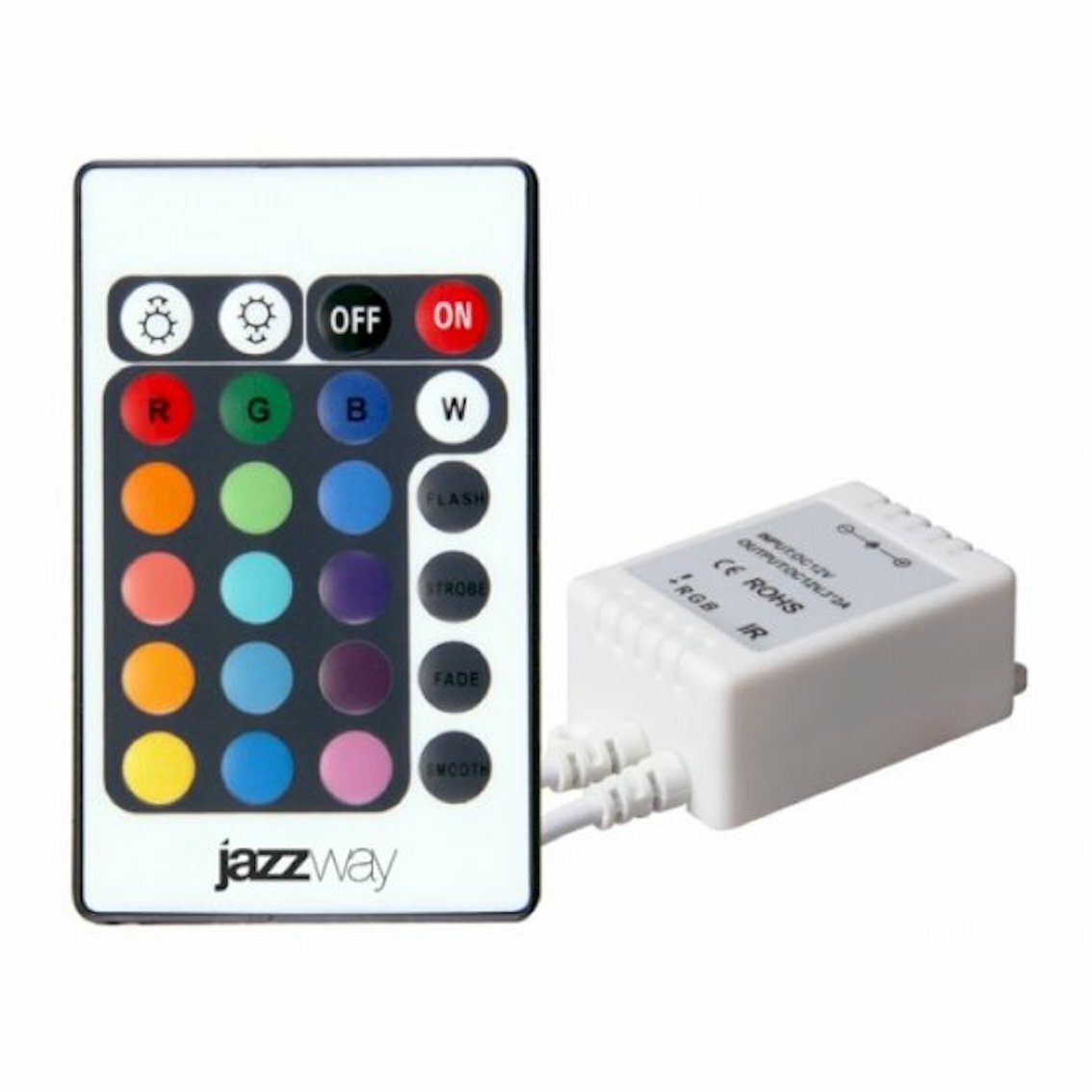 Контроллер RGB ZC-1000RC 12В 3х2А=72Вт (IR) JazzWay 3327385 - фото №8