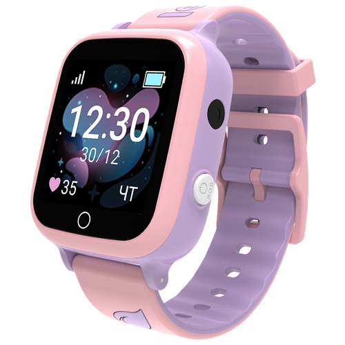 Детские умные часы Leef Coby GPS, Pink/Lilac телевизор leef 32h511t белый
