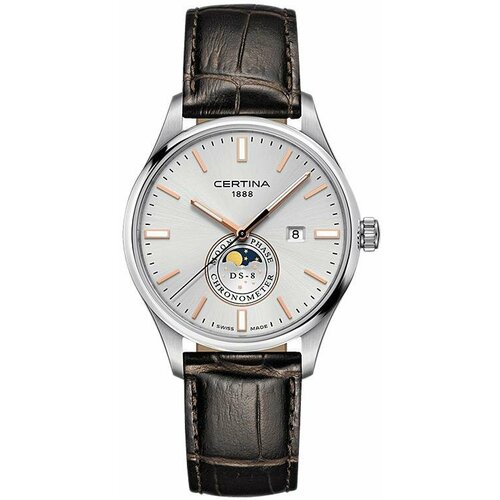 фото Наручные часы certina ds-8, серебряный