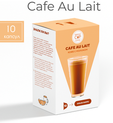 Кофе в капсулах Dolce Gusto "Cafe Au Lait", 10 капсул