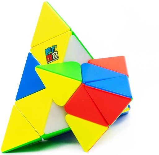 Скоростная Пирамидка РУбика MoYu Pyraminx MeiLong Magnetic Магнитная / Головоломка для подарка / Цветной пластик