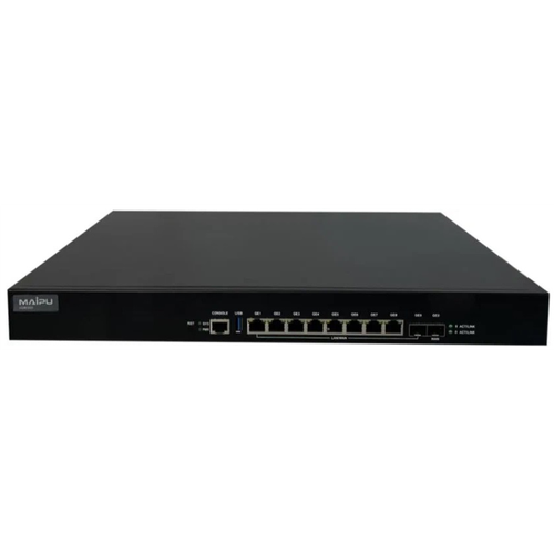 Маршрутизатор Maipu IGW500-1000 internet gateway, integrated Routing, Switching, Security, Access Controller, 8*1000M Base-T,2*1000M SFP(Controller Mode: 256 Units AP; Gateway Mode: 64 Units AP) (22600027) comfast full gigabit ac authentication gateway routing mt7621 cf ac100 880mhz core gateway wifi project manage router