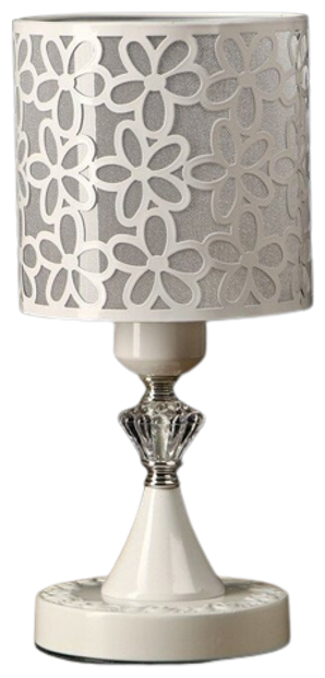 Лампа декоративная RISALUX Белые цветы 2992969 E27 40 Вт