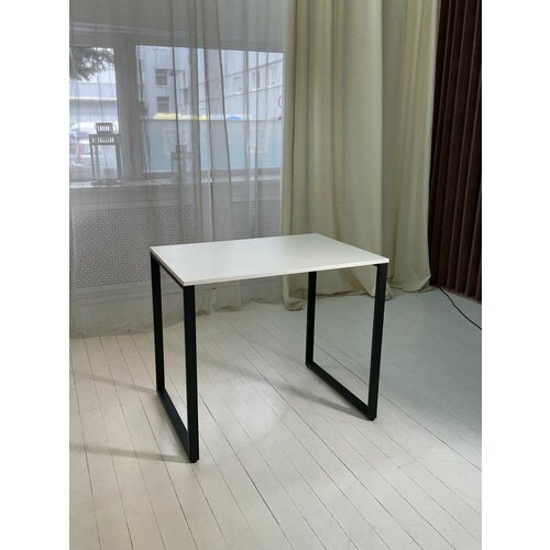 Стол письменный в стиле лофт 90х60см белый