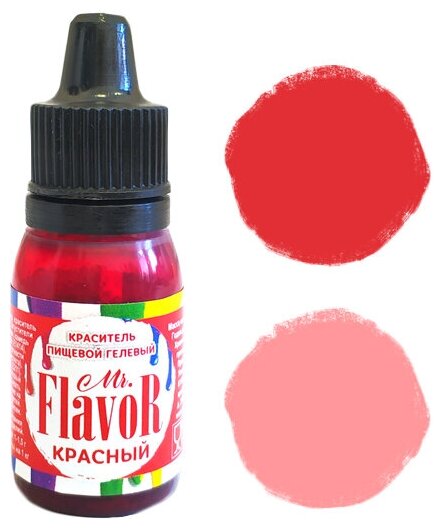 фото MR. FLAVOR краситель гелевый красный 10ГР