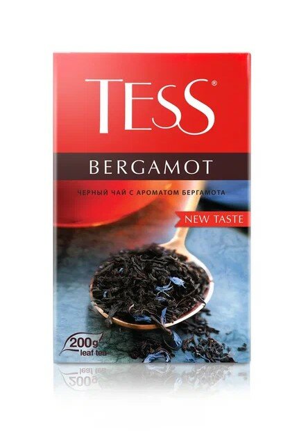 Чай черный листовой Tess Bergamot, 200 г