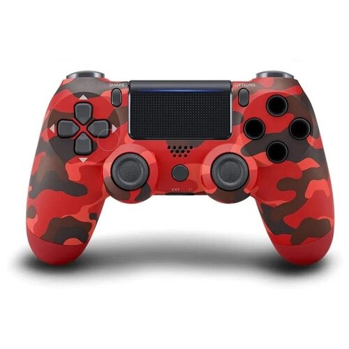 Беспроводной ДжойстикГеймпадКонтроллер для консолиприставки PS4 красный камуфляж 129000₽