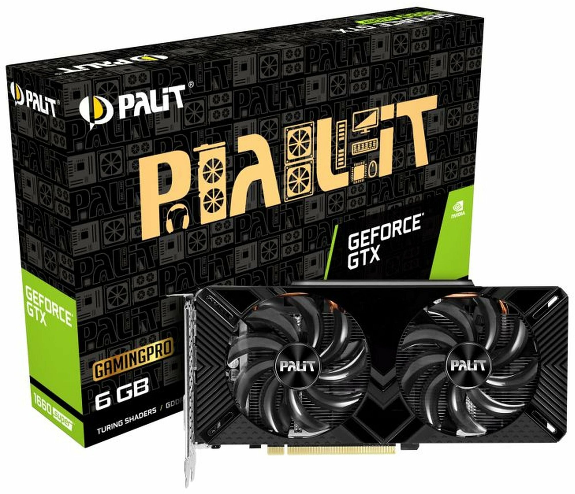 Видеокарта PALIT NVIDIA GeForce GTX 1660SUPER , PA-GTX1660SUPER GP 6G, 6ГБ, GDDR6, Ret [ne6166s018j9-1160a-1] - фото №13
