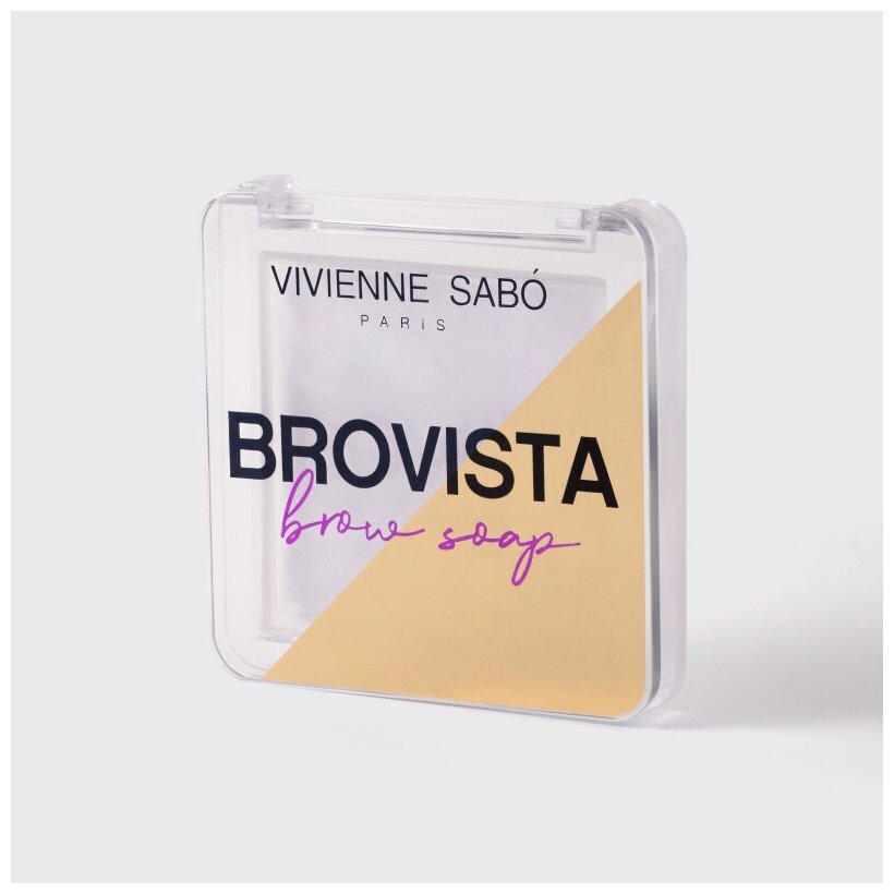 Фиксатор для бровей Vivienne Sabo Brovista brow soap - фото №2
