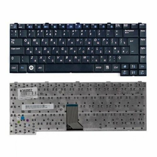 Клавиатура для ноутбука Samsung R510, R550, R60, R70 черная