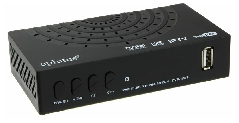 Цифровой HD TV-тюнер DVB-T2 Eplutus DVB-125T