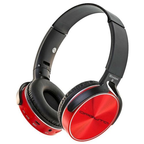 Орбита OT-ERB39 Красные наушники большие - гарнитура bluetoothFMTF 118000₽