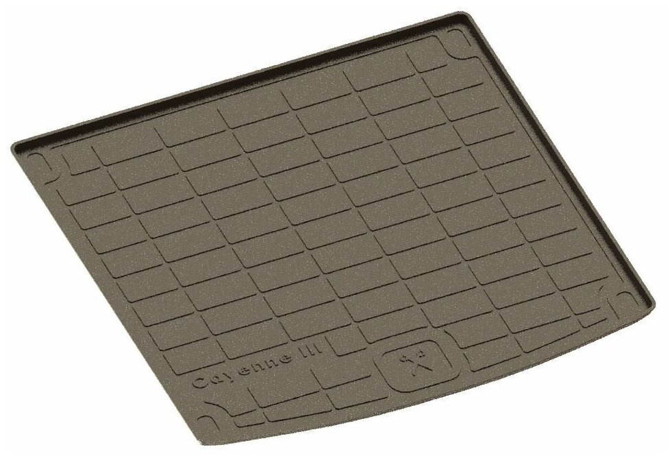 фото Коврик багажника (полимерный) Porshe Cayenne III 2017- (94742)