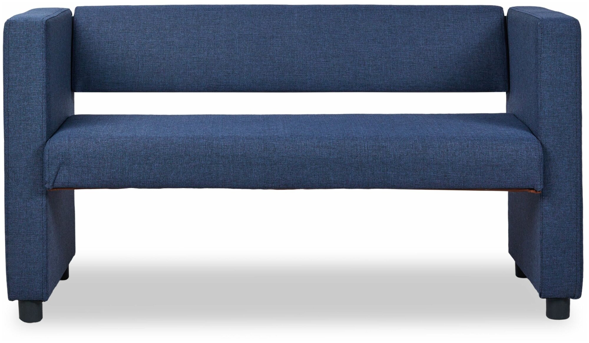 Прямой диван Берри синий, рогожка, для дома, офиса Divan24 - фотография № 4