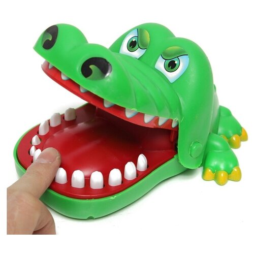 Игрушка детская настольная Крокодильчик-кусака